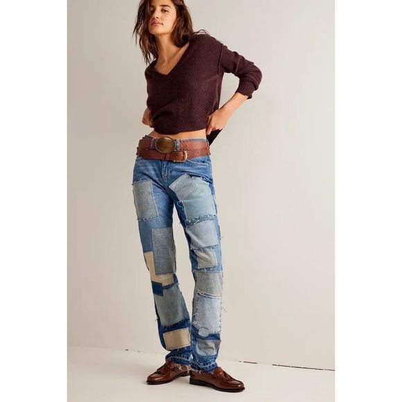 Free People We The Free Bare With Me Jeans - Picture 1 of 8
